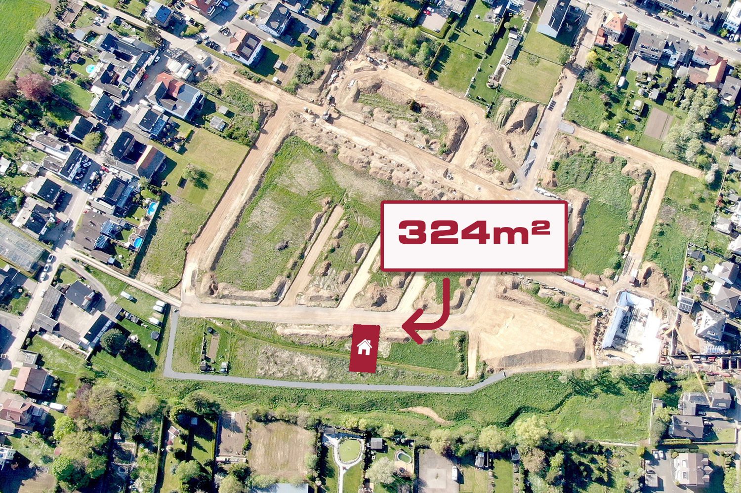 Gütelhöfer Immobilien - Immobilienangebot - Bornheim / Merten - Grundstücke - Realisieren Sie 2024 Ihren Neubautraum! 324m² Baugrundstück für Ihre Doppelhaushälfte in Merten ME16