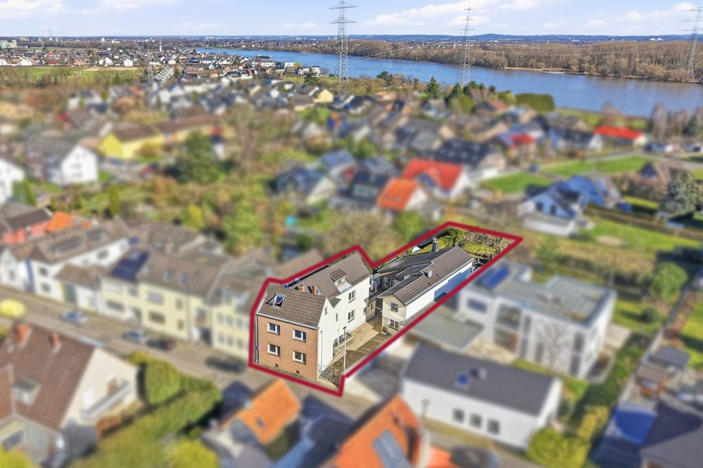 Gütelhöfer Immobilien - Immobilienangebot - Bornheim / Widdig - Alle - Für Generationen! 2 Wohnhäuser auf einem Grundstück in unmittelbarer Rheinnähe von Bornheim / Widdig