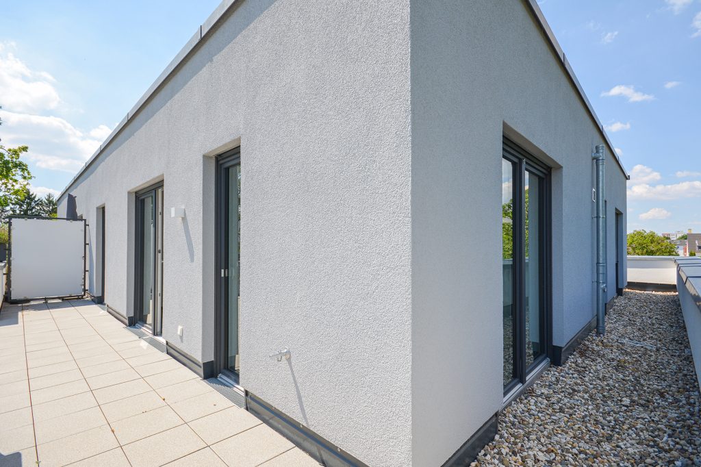 Gütelhöfer Immobilien - Immobilienangebot - Köln / Sürth - Alle - Erstbezug! Exklusive 3-Zimmer-Wohnung mit Dachterrasse und TG-Stellplatz in Rheinnähe von Köln-Sürth